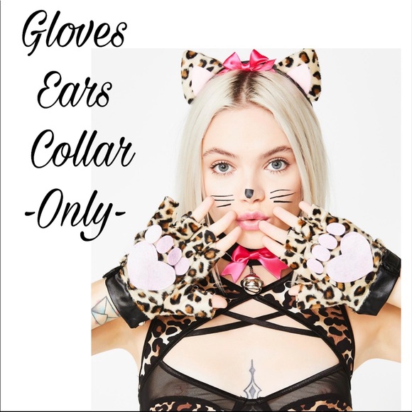 ✨LAST SET✨3 Piece Sexy Cat Collar, Gloves & Ears - Picture 4 of 4